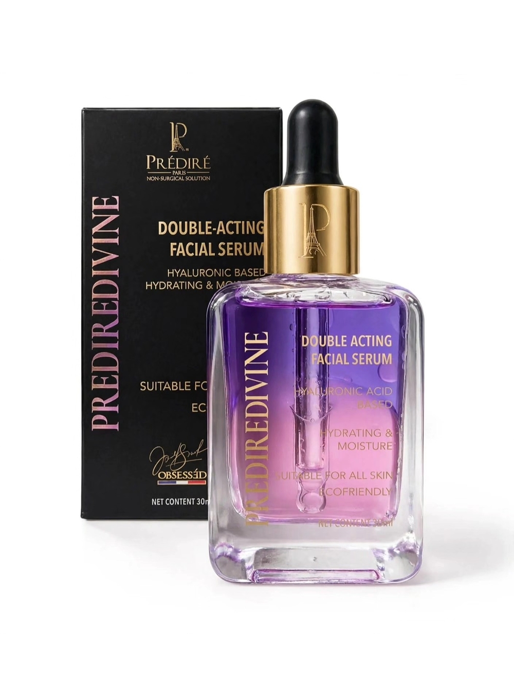 Divine Double-Acting Facial Serum — Purple Hydrating Face Oil